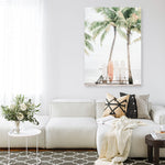 Shop Island Surfboards I Canvas Print a coastal themed photography framed stretched canvas print from The Print Emporium wall artwork collection - Buy Australian made prints for the home and your interior decor space, TPE-1259-CA-35X46-NF