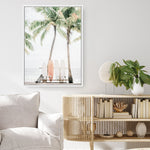 Shop Island Surfboards I Canvas Print a coastal themed photography framed stretched canvas print from The Print Emporium wall artwork collection - Buy Australian made prints for the home and your interior decor space, TPE-1259-CA-35X46-NF