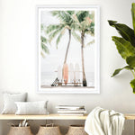 Shop Island Surfboards I Photo Art Print a coastal themed photography wall art print from The Print Emporium wall artwork collection - Buy Australian made fine art poster and framed prints for the home and your interior decor, TPE-1259-AP