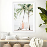 Shop Island Surfboards I Photo Art Print a coastal themed photography wall art print from The Print Emporium wall artwork collection - Buy Australian made fine art poster and framed prints for the home and your interior decor, TPE-1259-AP