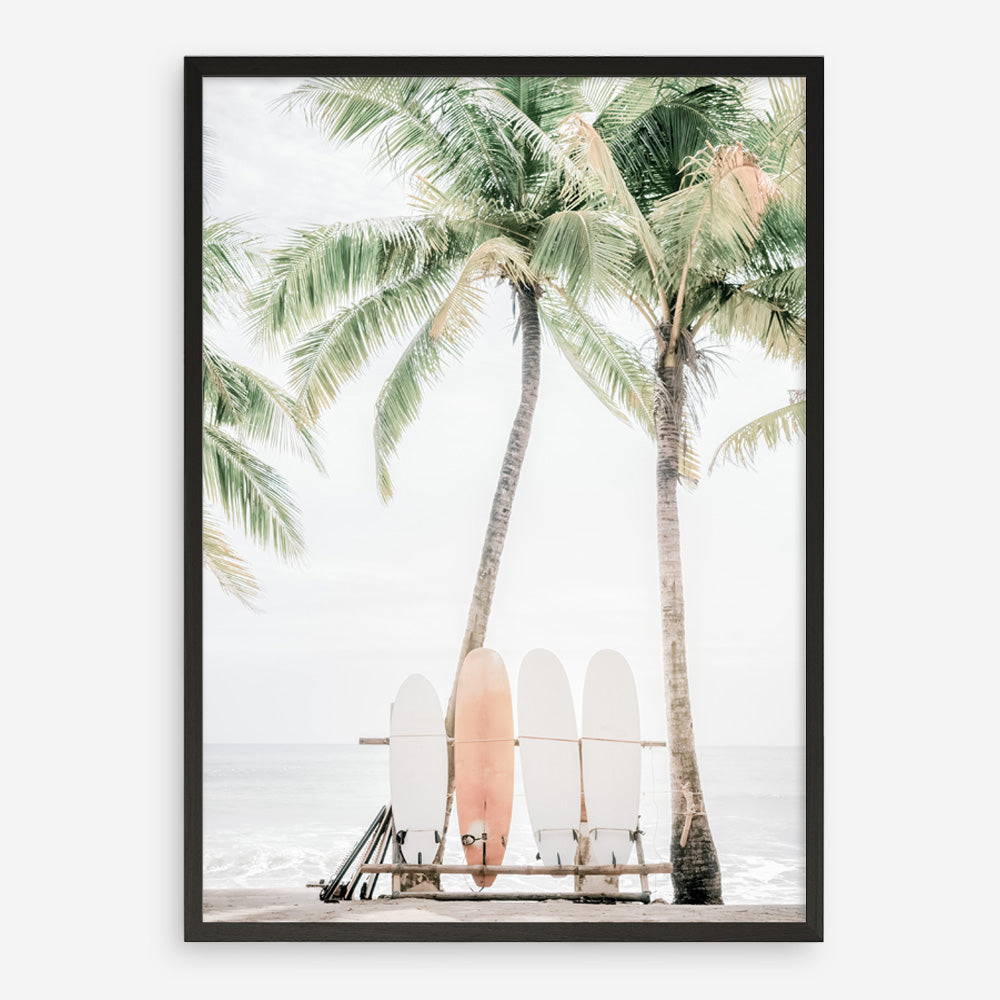 Shop Island Surfboards I Photo Art Print a coastal themed photography wall art print from The Print Emporium wall artwork collection - Buy Australian made fine art poster and framed prints for the home and your interior decor, TPE-1259-AP