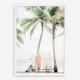 Shop Island Surfboards I Photo Art Print a coastal themed photography wall art print from The Print Emporium wall artwork collection - Buy Australian made fine art poster and framed prints for the home and your interior decor, TPE-1259-AP