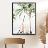 Shop Island Surfboards I Photo Art Print a coastal themed photography wall art print from The Print Emporium wall artwork collection - Buy Australian made fine art poster and framed prints for the home and your interior decor, TPE-1259-AP