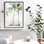 Shop Island Surfboards I Photo Art Print a coastal themed photography wall art print from The Print Emporium wall artwork collection - Buy Australian made fine art poster and framed prints for the home and your interior decor, TPE-1259-AP