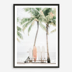 Shop Island Surfboards I Photo Art Print a coastal themed photography wall art print from The Print Emporium wall artwork collection - Buy Australian made fine art poster and framed prints for the home and your interior decor, TPE-1259-AP