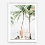 Shop Island Surfboards I Photo Art Print a coastal themed photography wall art print from The Print Emporium wall artwork collection - Buy Australian made fine art poster and framed prints for the home and your interior decor, TPE-1259-AP