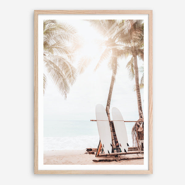 Shop Island Surfboards II Photo Art Print a coastal themed photography wall art print from The Print Emporium wall artwork collection - Buy Australian made fine art poster and framed prints for the home and your interior decor, TPE-1269-AP