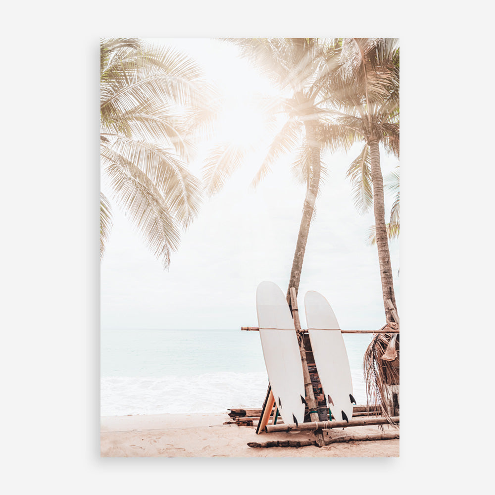 Shop Island Surfboards II Photo Art Print a coastal themed photography wall art print from The Print Emporium wall artwork collection - Buy Australian made fine art poster and framed prints for the home and your interior decor, TPE-1269-AP