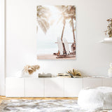Shop Island Surfboards II Photo Canvas Print a coastal themed photography framed stretched canvas print from The Print Emporium wall artwork collection - Buy Australian made prints for the home and your interior decor space, TPE-1269-CA-35X46-NF