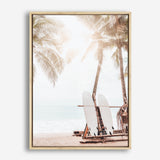 Shop Island Surfboards II Photo Canvas Print a coastal themed photography framed stretched canvas print from The Print Emporium wall artwork collection - Buy Australian made prints for the home and your interior decor space, TPE-1269-CA-35X46-NF