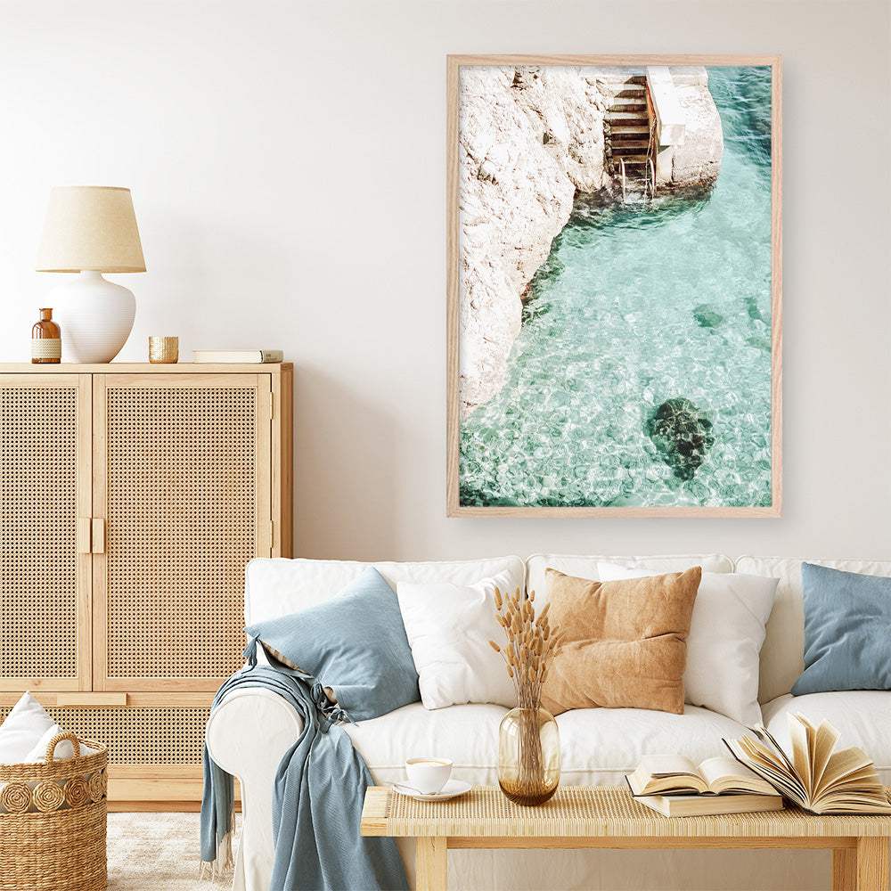 Shop Italian Coastline Photo Art Print a coastal themed photography wall art print from The Print Emporium wall artwork collection - Buy Australian made fine art poster and framed prints for the home and your interior decor, TPE-1162-AP
