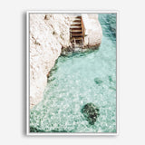 Shop Italian Coastline Photo Canvas Print a coastal themed photography framed stretched canvas print from The Print Emporium wall artwork collection - Buy Australian made prints for the home and your interior decor space, TPE-1162-CA-35X46-NF