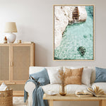 Shop Italian Coastline Photo Canvas Print a coastal themed photography framed stretched canvas print from The Print Emporium wall artwork collection - Buy Australian made prints for the home and your interior decor space, TPE-1162-CA-35X46-NF