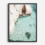Shop Italian Coastline Photo Canvas Print a coastal themed photography framed stretched canvas print from The Print Emporium wall artwork collection - Buy Australian made prints for the home and your interior decor space, TPE-1162-CA-35X46-NF