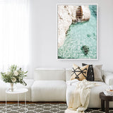 Shop Italian Coastline Photo Canvas Print a coastal themed photography framed stretched canvas print from The Print Emporium wall artwork collection - Buy Australian made prints for the home and your interior decor space, TPE-1162-CA-35X46-NF