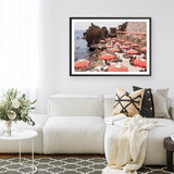 Shop Italian Sea Baths I Photo Art Print a coastal themed photography wall art print from The Print Emporium wall artwork collection - Buy Australian made fine art poster and framed prints for the home and your interior decor, TPE-1204-AP