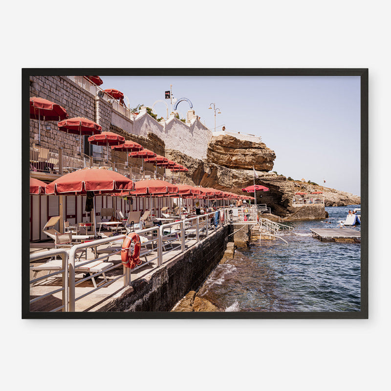 Shop Italian Sea Baths II Photo Art Print a coastal themed photography wall art print from The Print Emporium wall artwork collection - Buy Australian made fine art poster and framed prints for the home and your interior decor, TPE-1205-AP