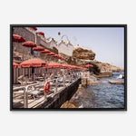 Shop Italian Sea Baths II Photo Canvas Print a coastal themed photography framed stretched canvas print from The Print Emporium wall artwork collection - Buy Australian made prints for the home and your interior decor space, TPE-1205-CA-35X46-NF