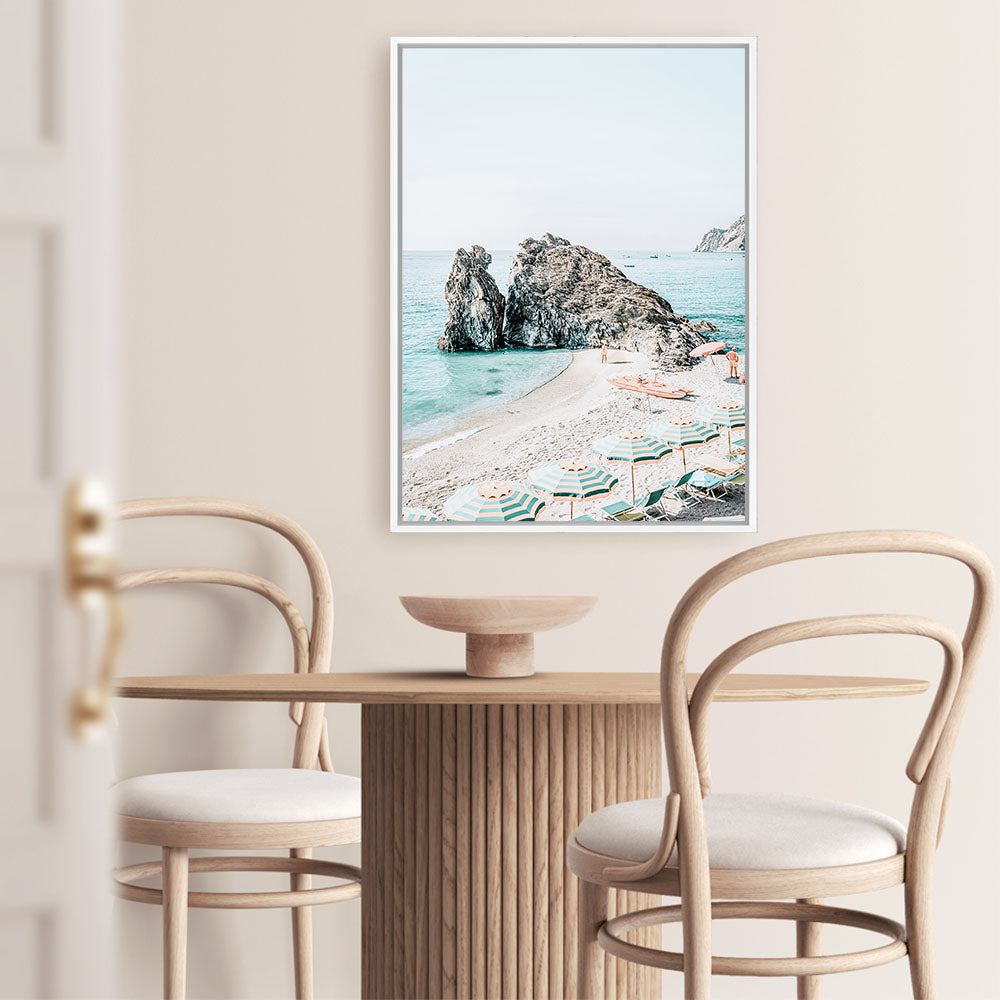 Shop Italian Summer Photo Canvas Print a coastal themed photography framed stretched canvas print from The Print Emporium wall artwork collection - Buy Australian made prints for the home and your interior decor space, TPE-1060-CA-35X46-NF