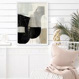 Shop Jet Black I Art Print a painted abstract themed wall art print from The Print Emporium wall artwork collection - Buy Australian made fine art painting style poster and framed prints for the home and your interior decor room, TPE-PC-RF449-AP