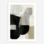 Shop Jet Black I Art Print a painted abstract themed wall art print from The Print Emporium wall artwork collection - Buy Australian made fine art painting style poster and framed prints for the home and your interior decor room, TPE-PC-RF449-AP
