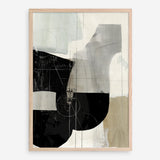 Shop Jet Black I Art Print a painted abstract themed wall art print from The Print Emporium wall artwork collection - Buy Australian made fine art painting style poster and framed prints for the home and your interior decor room, TPE-PC-RF449-AP
