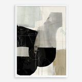 Shop Jet Black I Art Print a painted abstract themed wall art print from The Print Emporium wall artwork collection - Buy Australian made fine art painting style poster and framed prints for the home and your interior decor room, TPE-PC-RF449-AP