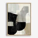 Shop Jet Black I Canvas Print a painted abstract themed framed canvas wall art print from The Print Emporium artwork collection - Buy Australian made fine art painting style stretched canvas prints for the home and your interior decor space, TPE-PC-RF449-CA-35X46-NF