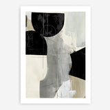 Shop Jet Black II Art Print a painted abstract themed wall art print from The Print Emporium wall artwork collection - Buy Australian made fine art painting style poster and framed prints for the home and your interior decor room, TPE-PC-RF450-AP
