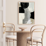 Shop Jet Black II Art Print a painted abstract themed wall art print from The Print Emporium wall artwork collection - Buy Australian made fine art painting style poster and framed prints for the home and your interior decor room, TPE-PC-RF450-AP