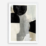 Shop Jet Black II Art Print a painted abstract themed wall art print from The Print Emporium wall artwork collection - Buy Australian made fine art painting style poster and framed prints for the home and your interior decor room, TPE-PC-RF450-AP