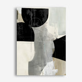 Shop Jet Black II Canvas Print a painted abstract themed framed canvas wall art print from The Print Emporium artwork collection - Buy Australian made fine art painting style stretched canvas prints for the home and your interior decor space, TPE-PC-RF450-CA-35X46-NF