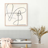 Shop Juxtaposing (Square) Art Print a painted abstract themed wall art print from The Print Emporium wall artwork collection - Buy Australian made fine art painting style poster and framed prints for the home and your interior decor room, TPE-PC-PW331-AP