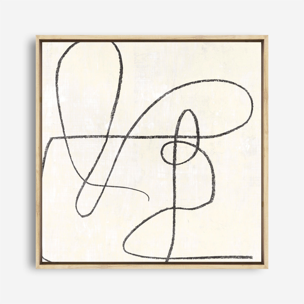 Shop Juxtaposing (Square) Canvas Print a painted abstract themed framed canvas wall art print from The Print Emporium artwork collection - Buy Australian made fine art painting style stretched canvas prints for the home and your interior decor space, TPE-PC-PW331-CA-40X40-NF