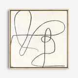 Shop Juxtaposing (Square) Canvas Print a painted abstract themed framed canvas wall art print from The Print Emporium artwork collection - Buy Australian made fine art painting style stretched canvas prints for the home and your interior decor space, TPE-PC-PW331-CA-40X40-NF