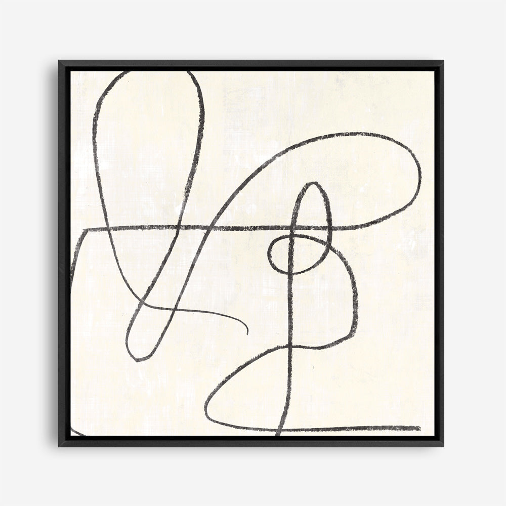 Shop Juxtaposing (Square) Canvas Print a painted abstract themed framed canvas wall art print from The Print Emporium artwork collection - Buy Australian made fine art painting style stretched canvas prints for the home and your interior decor space, TPE-PC-PW331-CA-40X40-NF