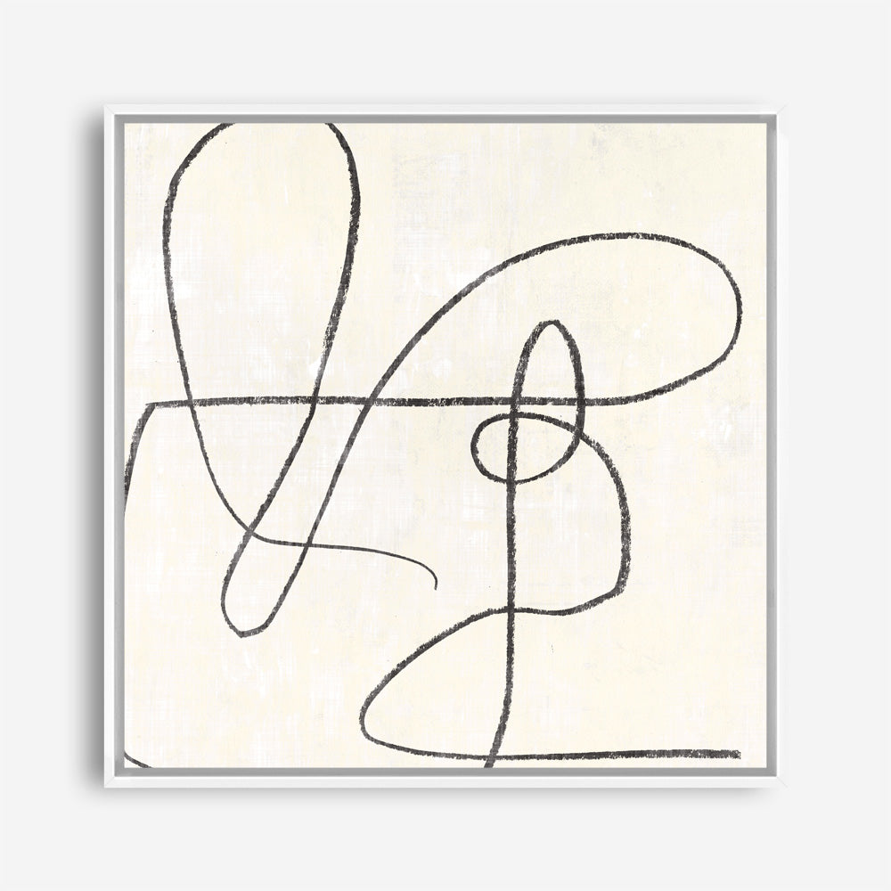 Shop Juxtaposing (Square) Canvas Print a painted abstract themed framed canvas wall art print from The Print Emporium artwork collection - Buy Australian made fine art painting style stretched canvas prints for the home and your interior decor space, TPE-PC-PW331-CA-40X40-NF