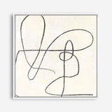 Shop Juxtaposing (Square) Canvas Print a painted abstract themed framed canvas wall art print from The Print Emporium artwork collection - Buy Australian made fine art painting style stretched canvas prints for the home and your interior decor space, TPE-PC-PW331-CA-40X40-NF