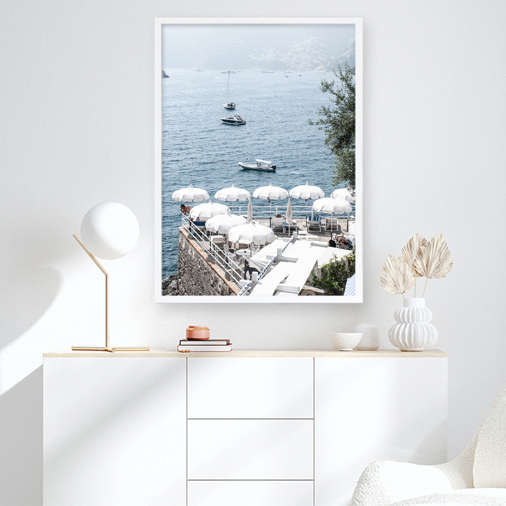 Shop La Dolce Vita I Photo Art Print a coastal themed photography wall art print from The Print Emporium wall artwork collection - Buy Australian made fine art poster and framed prints for the home and your interior decor, TPE-1214-AP