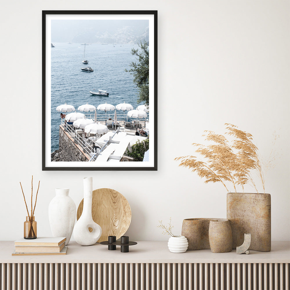 Shop La Dolce Vita I Photo Art Print a coastal themed photography wall art print from The Print Emporium wall artwork collection - Buy Australian made fine art poster and framed prints for the home and your interior decor, TPE-1214-AP