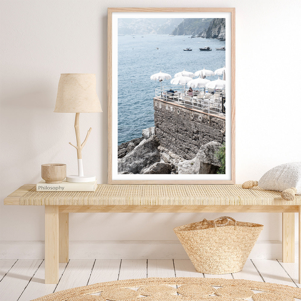 Shop La Dolce Vita II Photo Art Print a coastal themed photography wall art print from The Print Emporium wall artwork collection - Buy Australian made fine art poster and framed prints for the home and your interior decor, TPE-1215-AP