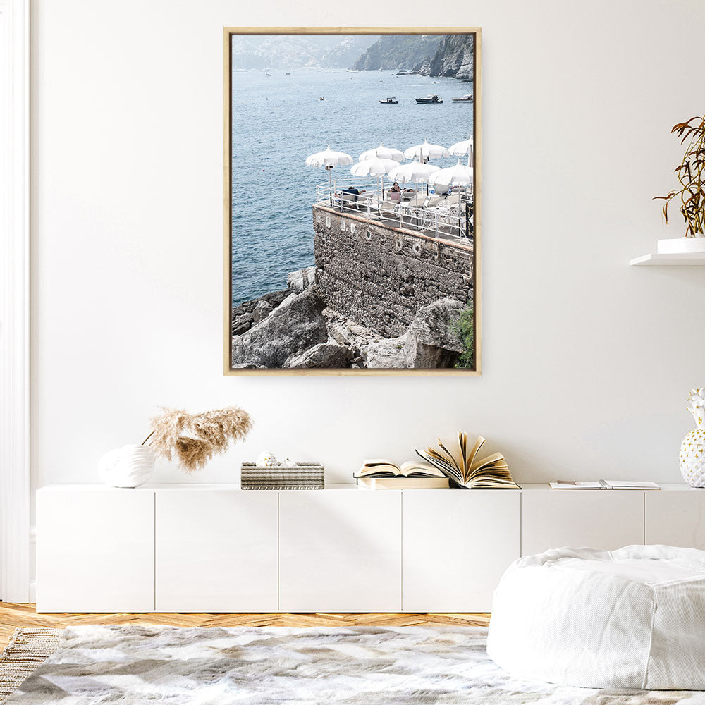 Shop La Dolce Vita II Photo Canvas Print a coastal themed photography framed stretched canvas print from The Print Emporium wall artwork collection - Buy Australian made prints for the home and your interior decor space, TPE-1215-CA-35X46-NF