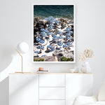 Shop La Fontelina From Above I Photo Art Print a coastal themed photography wall art print from The Print Emporium wall artwork collection - Buy Australian made fine art poster and framed prints for the home and your interior decor, TPE-729-AP