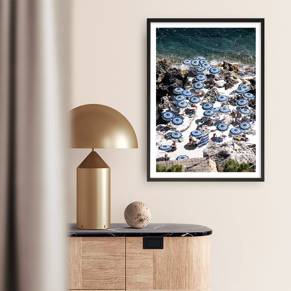 Shop La Fontelina From Above I Photo Art Print a coastal themed photography wall art print from The Print Emporium wall artwork collection - Buy Australian made fine art poster and framed prints for the home and your interior decor, TPE-729-AP