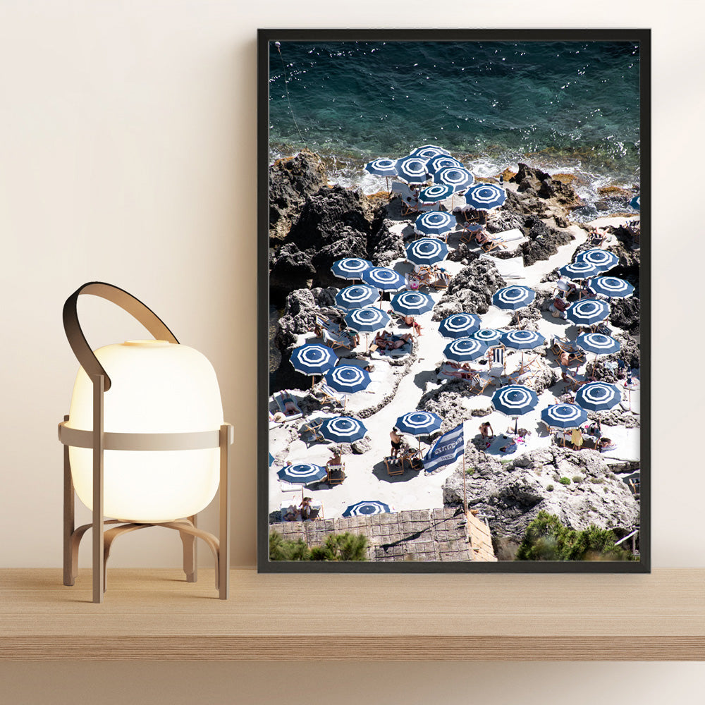 Shop La Fontelina From Above I Photo Art Print a coastal themed photography wall art print from The Print Emporium wall artwork collection - Buy Australian made fine art poster and framed prints for the home and your interior decor, TPE-729-AP