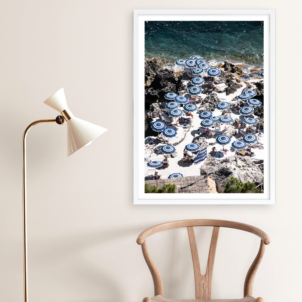 Shop La Fontelina From Above I Photo Art Print a coastal themed photography wall art print from The Print Emporium wall artwork collection - Buy Australian made fine art poster and framed prints for the home and your interior decor, TPE-729-AP