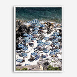 Shop La Fontelina From Above I Photo Canvas Print a coastal themed photography framed stretched canvas print from The Print Emporium wall artwork collection - Buy Australian made prints for the home and your interior decor space, TPE-729-CA-35X46-NF