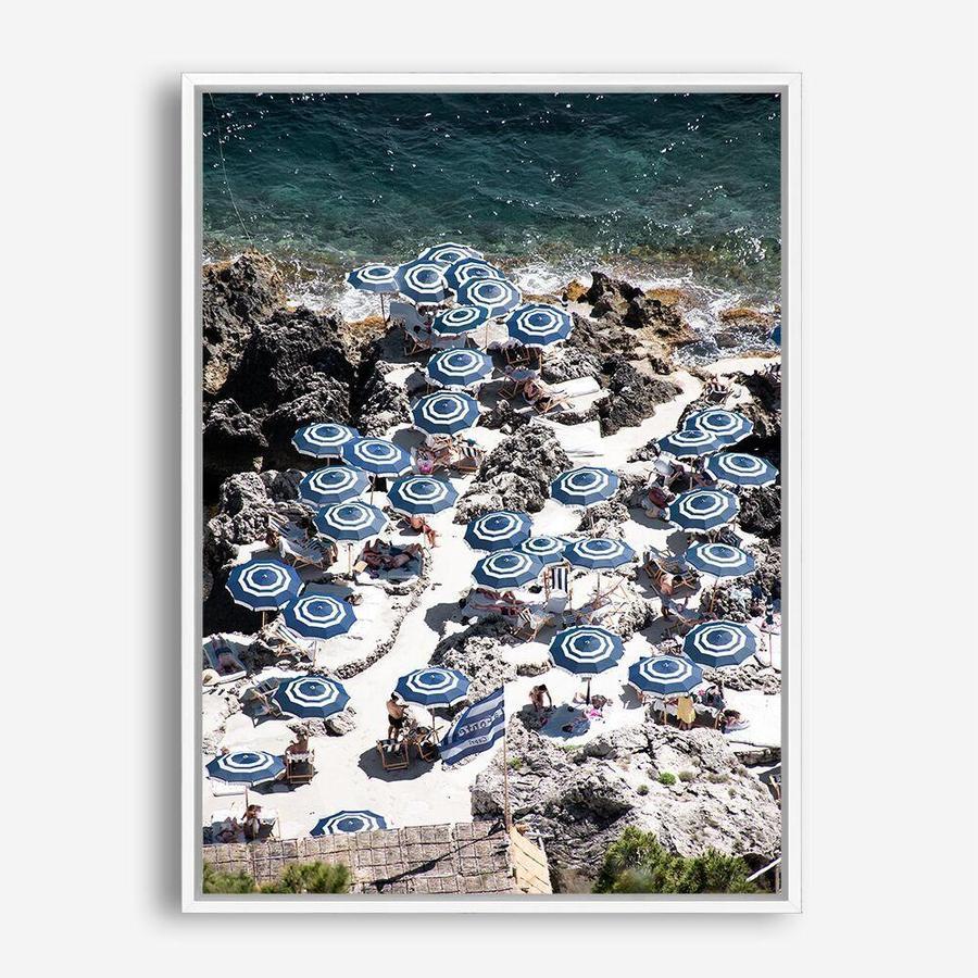 Shop La Fontelina From Above I Photo Canvas Print a coastal themed photography framed stretched canvas print from The Print Emporium wall artwork collection - Buy Australian made prints for the home and your interior decor space, TPE-729-CA-35X46-NF