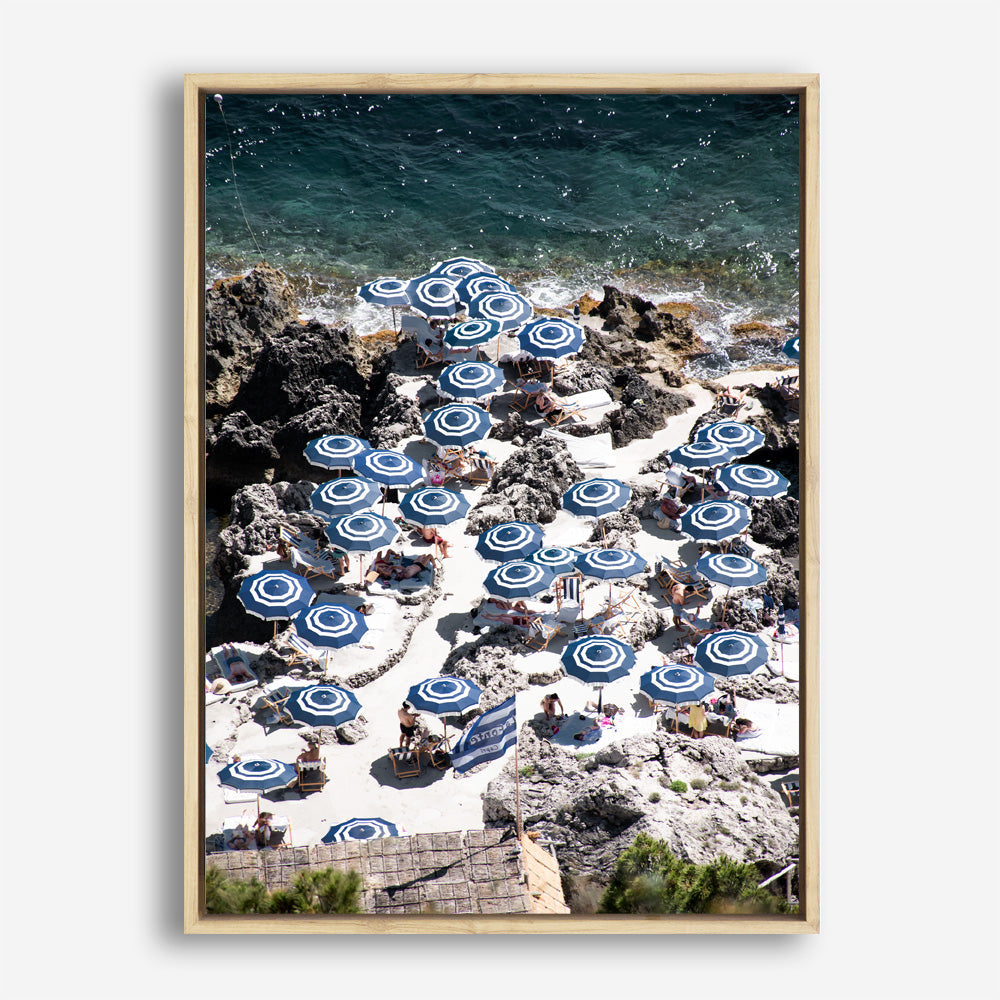 Shop La Fontelina From Above I Photo Canvas Print a coastal themed photography framed stretched canvas print from The Print Emporium wall artwork collection - Buy Australian made prints for the home and your interior decor space, TPE-729-CA-35X46-NF