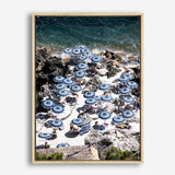 Shop La Fontelina From Above I Photo Canvas Print a coastal themed photography framed stretched canvas print from The Print Emporium wall artwork collection - Buy Australian made prints for the home and your interior decor space, TPE-729-CA-35X46-NF